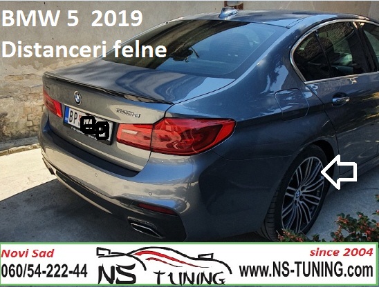 bmw 5 g30 2018 2019 2020 2021 godiste ugradnja distancera felne novi sad beograd ns tuning 5x112